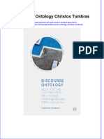 Textbook Discourse Ontology Christos Tombras Ebook All Chapter PDF