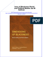 Download textbook Dimensions Of Blackness Racial Identity And Political Beliefs Jas M Sullivan ebook all chapter pdf 