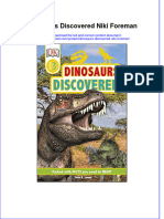 Textbook Dinosaurs Discovered Niki Foreman Ebook All Chapter PDF