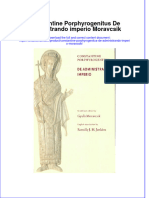 PDF Constantine Porphyrogenitus de Administrando Imperio Moravcsik Ebook Full Chapter