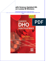 Textbook Dho Health Science Updated 8Th Edition Louise M Simmers Ebook All Chapter PDF