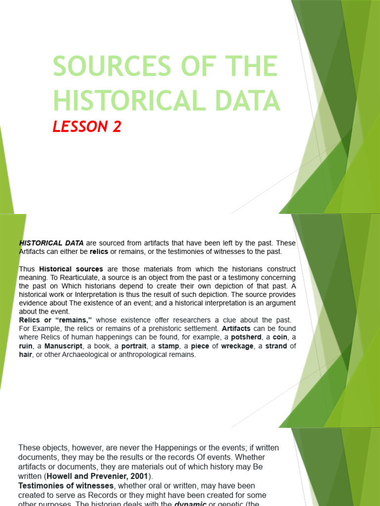 Accessing Historical Sources | PDF | Primary Sources | Liberal Arts ...