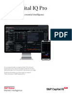 S&P Capital IQ Pro Platform Brochure