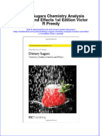 Download textbook Dietary Sugars Chemistry Analysis Function And Effects 1St Edition Victor R Preedy ebook all chapter pdf 