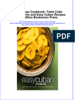 Download pdf Easy Cuban Cookbook Taste Cuba With Authentic And Easy Cuban Recipes 3Rd Edition Booksumo Press ebook full chapter 