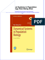Download textbook Dynamical Systems In Population Biology Xiao Qiang Zhao ebook all chapter pdf 