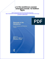 Textbook Diversity in The Workforce Current Issues and Emerging Trends 1St Edition Byrd Ebook All Chapter PDF