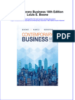 Download pdf Contemporary Business 18Th Edition Louis E Boone ebook full chapter 