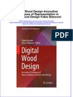 Download pdf Digital Wood Design Innovative Techniques Of Representation In Architectural Design Fabio Bianconi ebook full chapter 