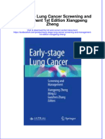 Textbook Early Stage Lung Cancer Screening and Management 1St Edition Xiangpeng Zheng Ebook All Chapter PDF