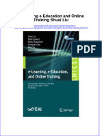 Textbook E Learning E Education and Online Training Shuai Liu Ebook All Chapter PDF