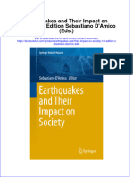 Download textbook Earthquakes And Their Impact On Society 1St Edition Sebastiano Damico Eds ebook all chapter pdf 