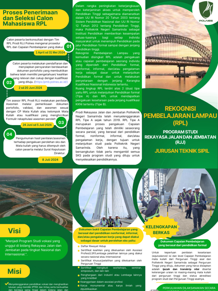 RPL untuk Program Studi Teknik Sipil | PDF