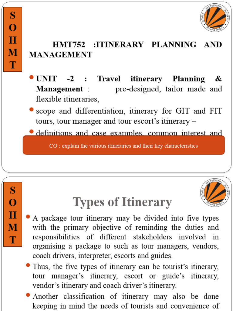 HMT752 Unit 2 | PDF | Guide Book