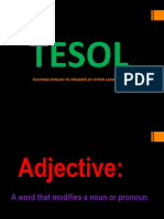 Adjective TESOL