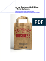 Download pdf Economics For Business 4Th Edition Chris Mulhearn ebook full chapter 