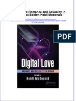 Textbook Digital Love Romance and Sexuality in Games 1St Edition Heidi Mcdonald Ebook All Chapter PDF