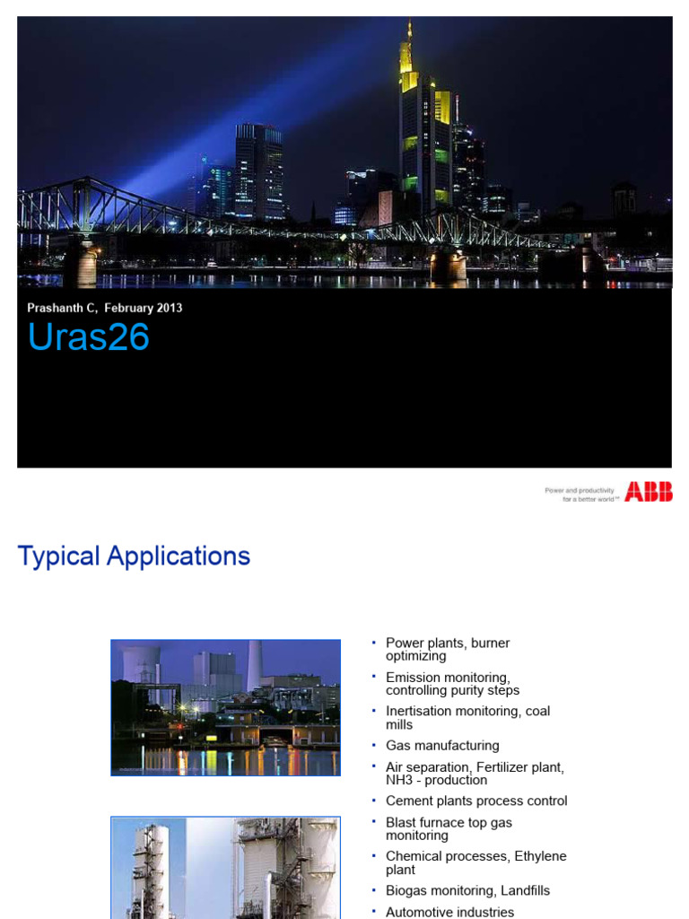 Uras26 NDIR Photometer Overview | PDF | Infrared | Carbon Dioxide