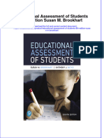 PDF Educational Assessment of Students 8Th Edition Susan M Brookhart Ebook Full Chapter