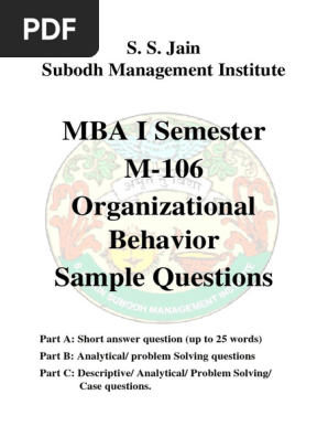 MBA Organizational Behavior 6th (入手困難) Understanding and