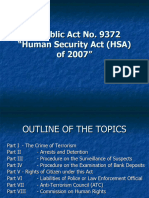 HUMAN SECURITY ACT