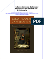 Textbook Early Modern Cartesianisms Dutch and French Constructions 1St Edition Tad M Schmaltz Ebook All Chapter PDF