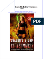 Textbook Dragon S Storm 5Th Edition Summers Ella Ebook All Chapter PDF