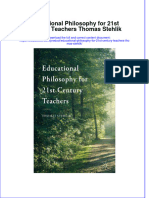 Textbook Educational Philosophy For 21St Century Teachers Thomas Stehlik Ebook All Chapter PDF