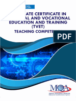 Guidelines Graduate Certificate in TVET Teaching Competency - Oct 2021