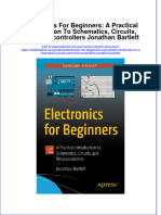 PDF Electronics For Beginners A Practical Introduction To Schematics Circuits and Microcontrollers Jonathan Bartlett Ebook Full Chapter