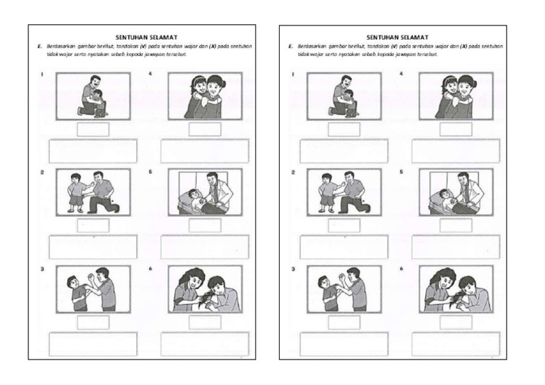 Lembaran Kerja Sentuhan Selamat | PDF