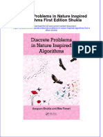 Download textbook Discrete Problems In Nature Inspired Algorithms First Edition Shukla ebook all chapter pdf 