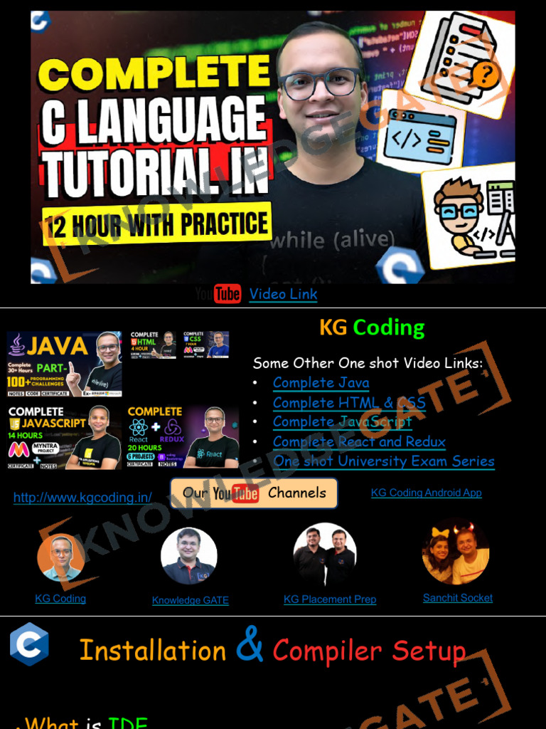 C Notes | PDF | Programming | Computer Program
