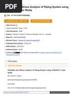 WWW Ijert Org Flexibility and Stress Analysis of Piping Syst