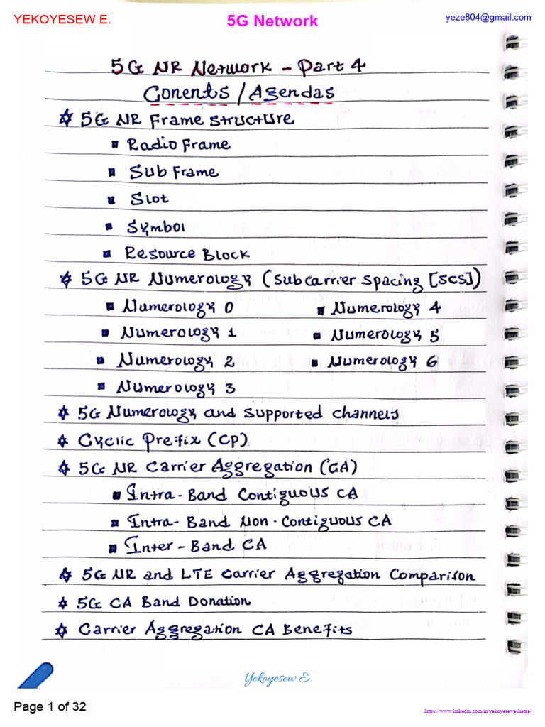 5G Network Handwritten Notes Part 4 1715001528 PDF