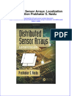 Textbook Distributed Sensor Arrays Localization 1St Edition Prabhakar S Naidu Ebook All Chapter PDF