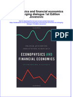 Textbook Econophysics and Financial Economics An Emerging Dialogue 1St Edition Jovanovic Ebook All Chapter PDF