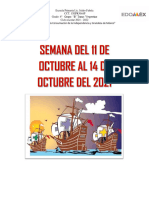 Actividades de La Semana Del 11-15 de Octubre