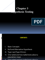 Chapter 3 Hypothesis Testing