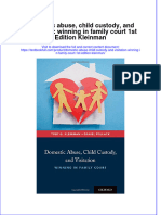 Download textbook Domestic Abuse Child Custody And Visitation Winning In Family Court 1St Edition Kleinman ebook all chapter pdf 