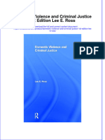 Download textbook Domestic Violence And Criminal Justice 1St Edition Lee E Ross ebook all chapter pdf 