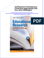 Textbook Educational Research Contemporary Issues and Practical Approaches 2Nd Edition Jerry Wellington Ebook All Chapter PDF