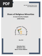 Share of Religious Minorities EAC PM Working Paper