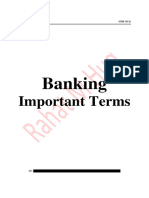 Bank Importants Terms For VIVA, Promotion and Diploma