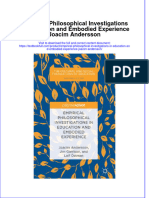 Download textbook Empirical Philosophical Investigations In Education And Embodied Experience Joacim Andersson ebook all chapter pdf 