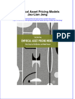 Download textbook Empirical Asset Pricing Models Jau Lian Jeng ebook all chapter pdf 