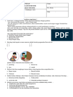 SOAL PTS KELAS 3 TEMA 2 Bagian 1