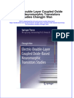 Download textbook Electric Double Layer Coupled Oxide Based Neuromorphic Transistors Studies Changjin Wan ebook all chapter pdf 
