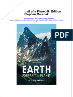 PDF Earth Portrait of A Planet 6Th Edition Stephen Marshak Ebook Full Chapter