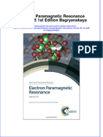 Download textbook Electron Paramagnetic Resonance Volume 25 1St Edition Bagryanskaya ebook all chapter pdf 